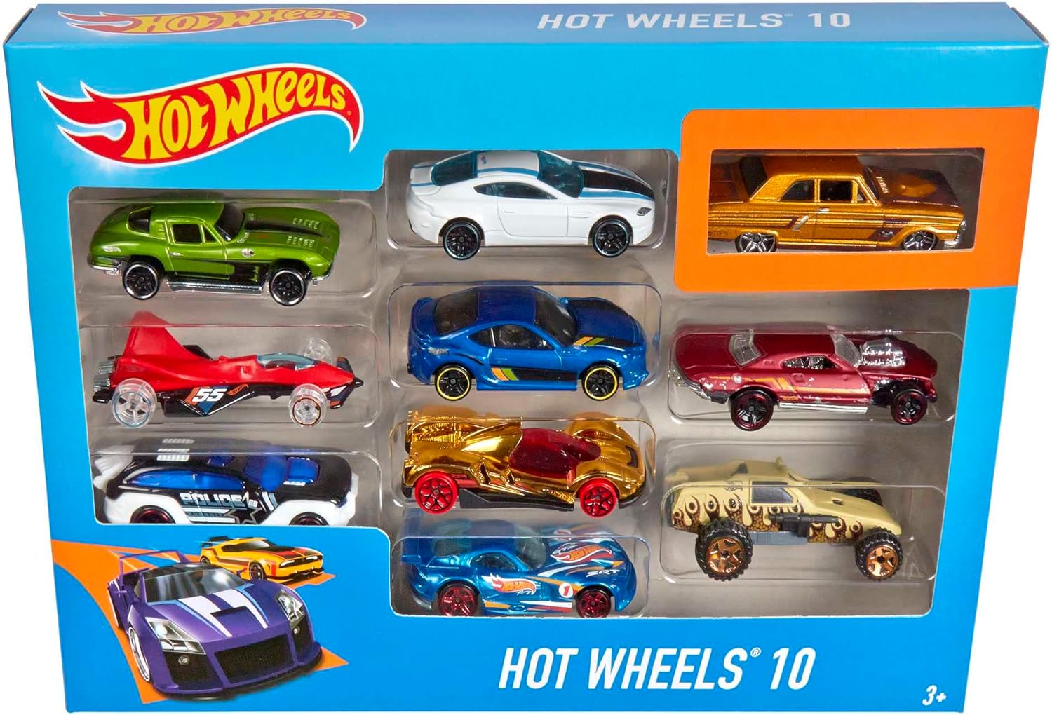 Hot Wheels Pacote Surpresa 10 Carrinhos