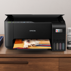 Impressora Multifuncional Epson EcoTank L3250 tanque de tinta colorida Wi-Fi Direct para casa e escritório