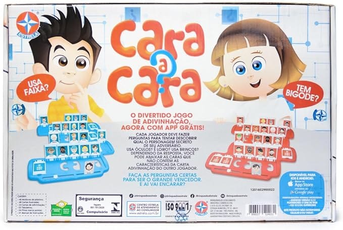 Jogo Cara a Cara Estrela 53 Peças – Diversão, Estratégia e Raciocínio para Toda a Família - Imagem 3