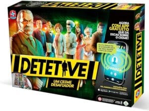 Jogo Detetive com Aplicativo Estrela jogo de mistério e investigação com app interativo