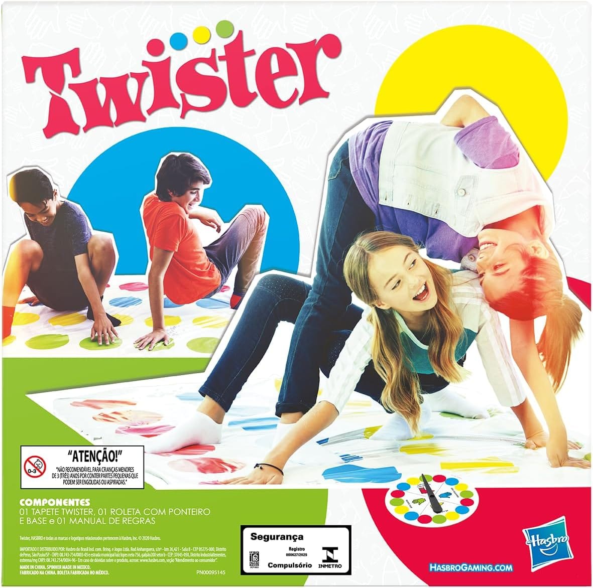 Jogo Twister Hasbro Games Novos Movimentos de Equilíbrio e Diversão - Imagem 3