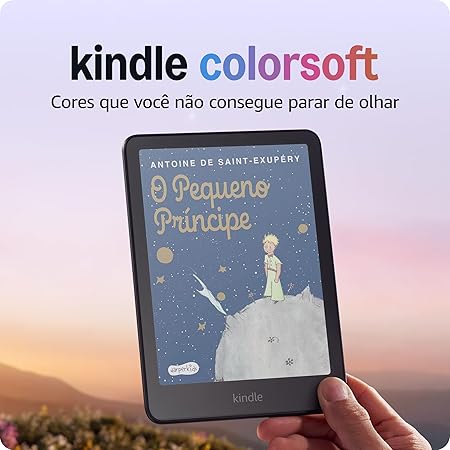 Kindle Colorsoft 16 GB com tela colorida de 7 polegadas para leitura digital de livros, quadrinhos e revistas