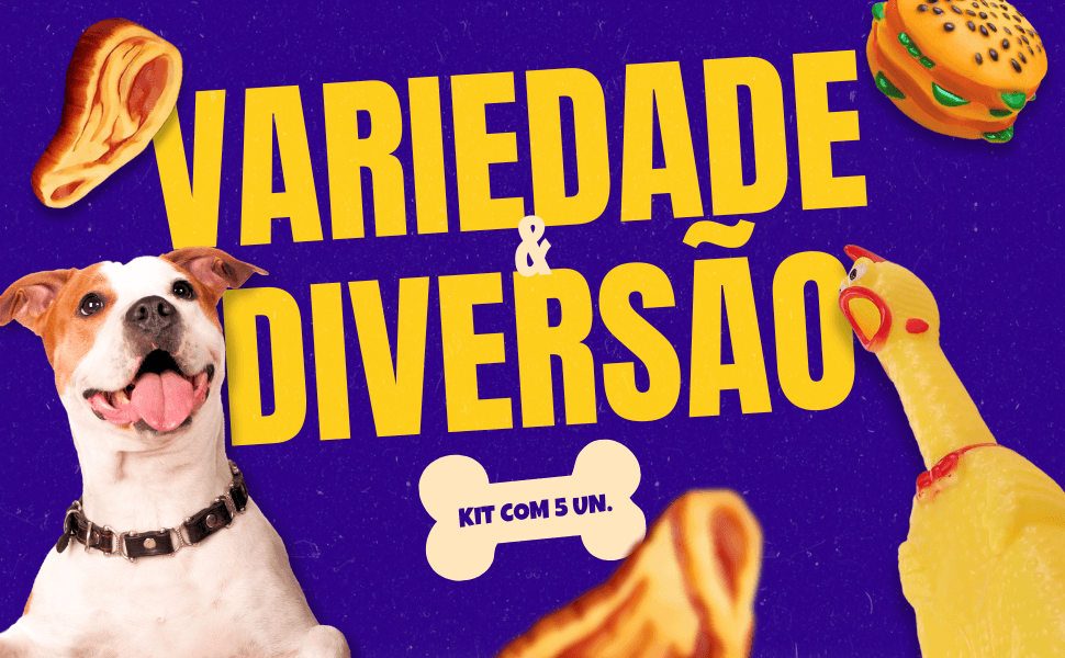 Kit 5 Brinquedos Mordedores para Filhotes com Galinha Sonora e Bolinhas Pet - Imagem 4