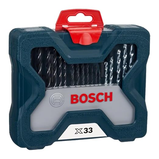 Kit de Pontas e Brocas Bosch X-Line 33 Peças com Maleta Organizadora