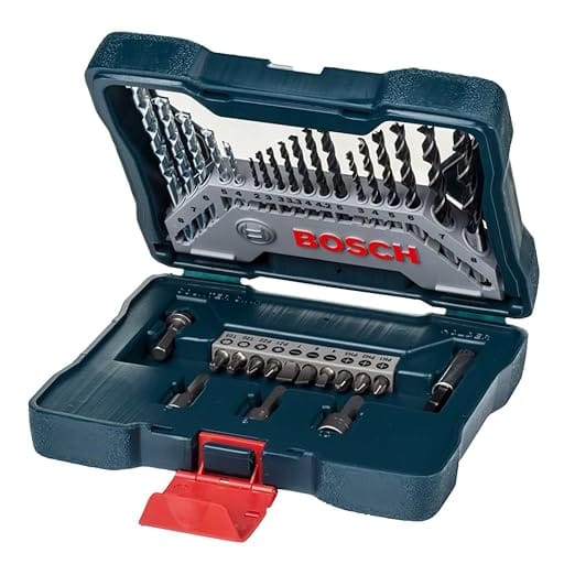 Bosch Kit de Pontas e Brocas X-Line 33 Peças com Maleta para Madeira, Metal e Alvenaria - Imagem 6