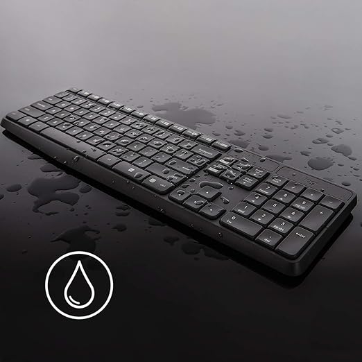 Combo Teclado e Mouse Sem Fio Logitech MK235 ABNT2 USB com Longa Duração de Bateria - Imagem 11