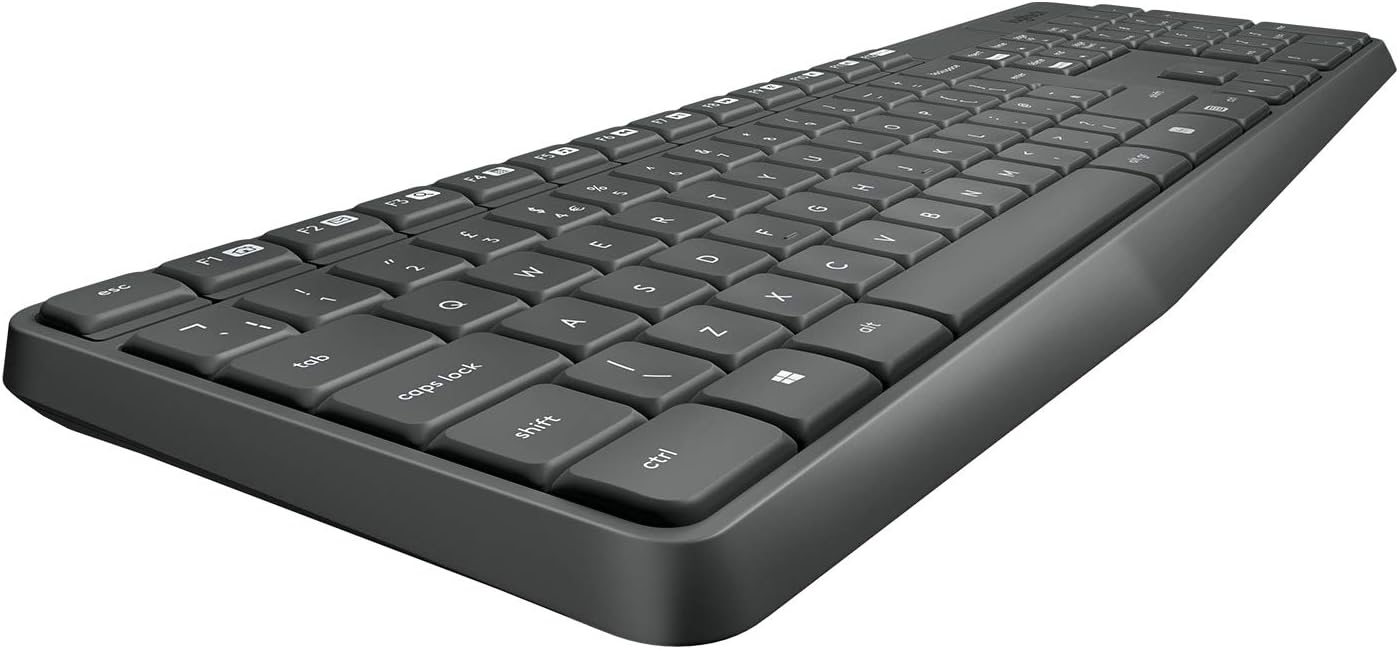 Combo Teclado e Mouse Sem Fio Logitech MK235 ABNT2 USB com Longa Duração de Bateria - Imagem 5