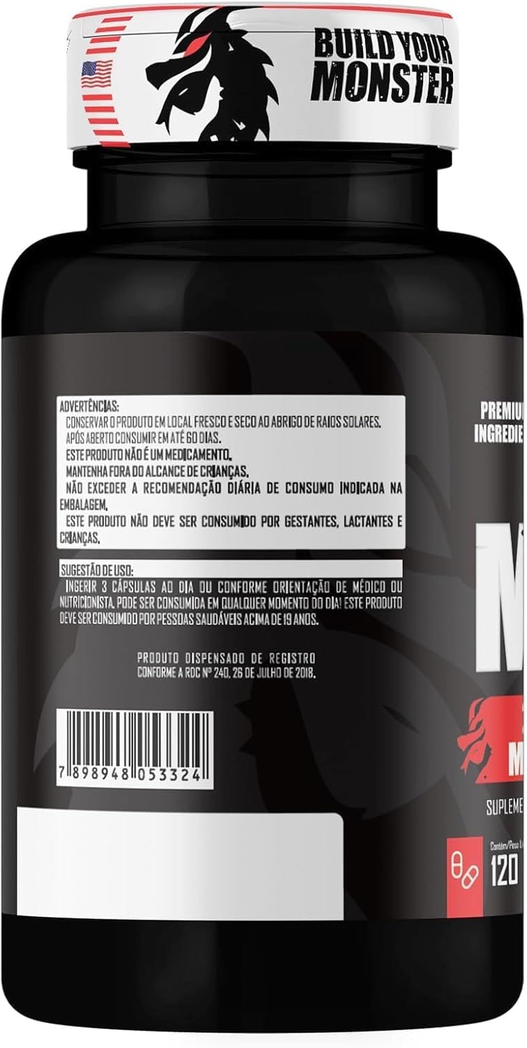 Maca Peruana Negra 2000mg 120 Cápsulas Premium Importada Snake Dragon - Imagem 5