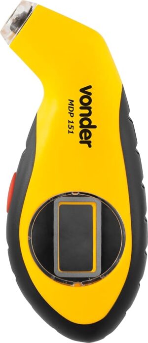 Medidor Digital de Pressão para Pneus Vonder MDP 151 com visor digital de alta precisão