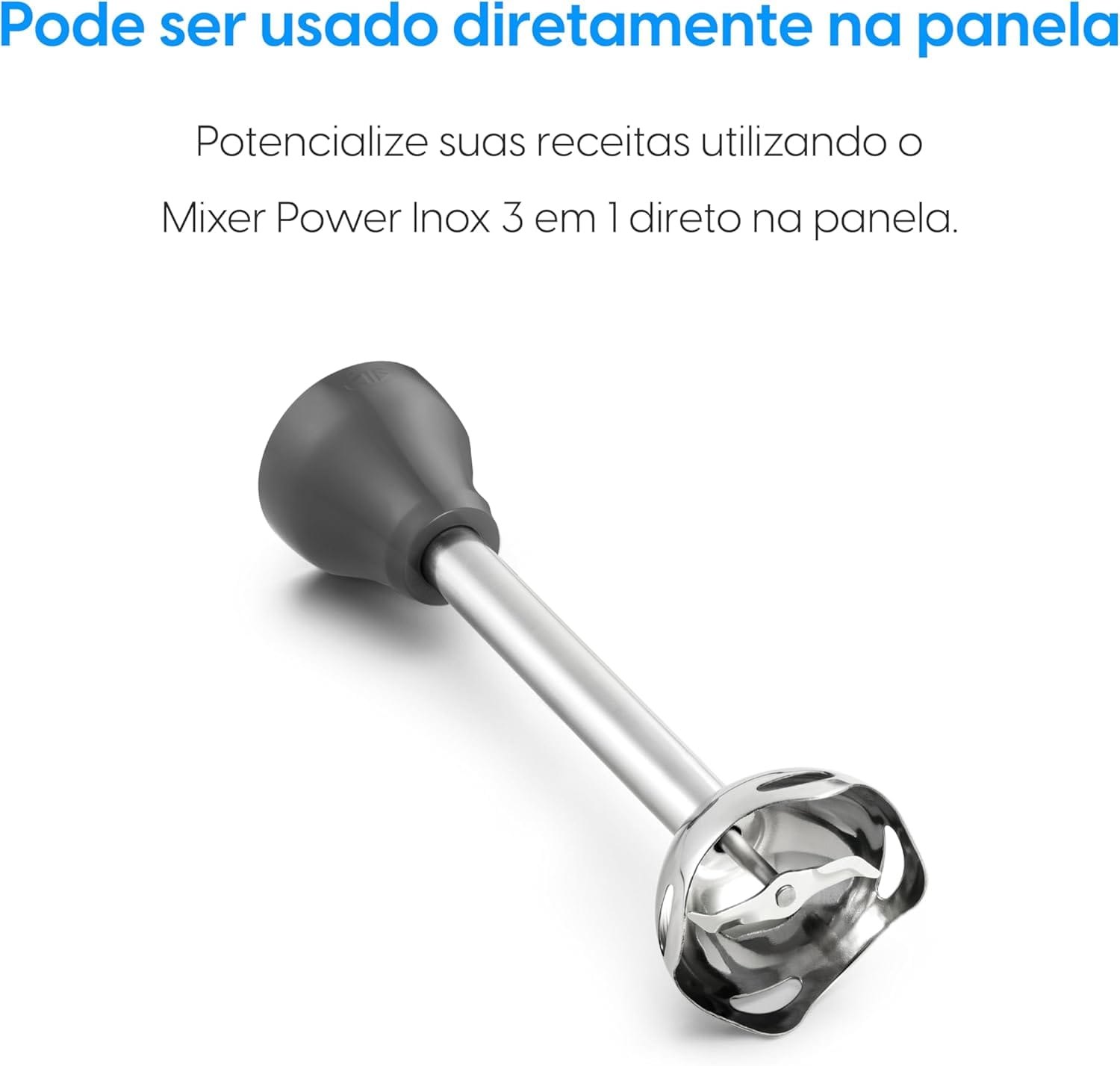 Mixer Elgin Power Inox 3 em 1 600W com Triturador, Batedor e Copo 700ml - Imagem 6