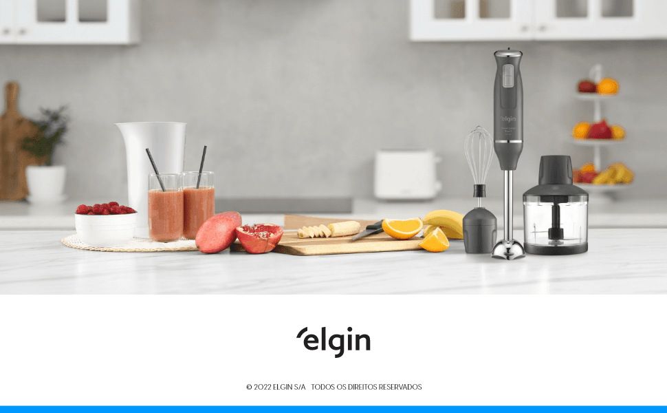 Mixer Elgin Power Inox 3 em 1 600W com Triturador, Batedor e Copo 700ml - Imagem 2