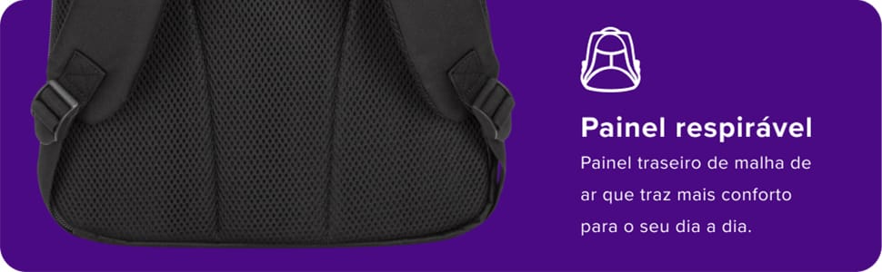 Mochila Executiva Targus Intellect Essentials para Notebook 15.6" Preta - Imagem 3