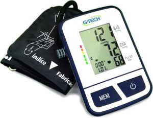 Monitor de Pressão Digital G-Tech BSP11 automático de braço com detector de arritmia e memória para 120 medições