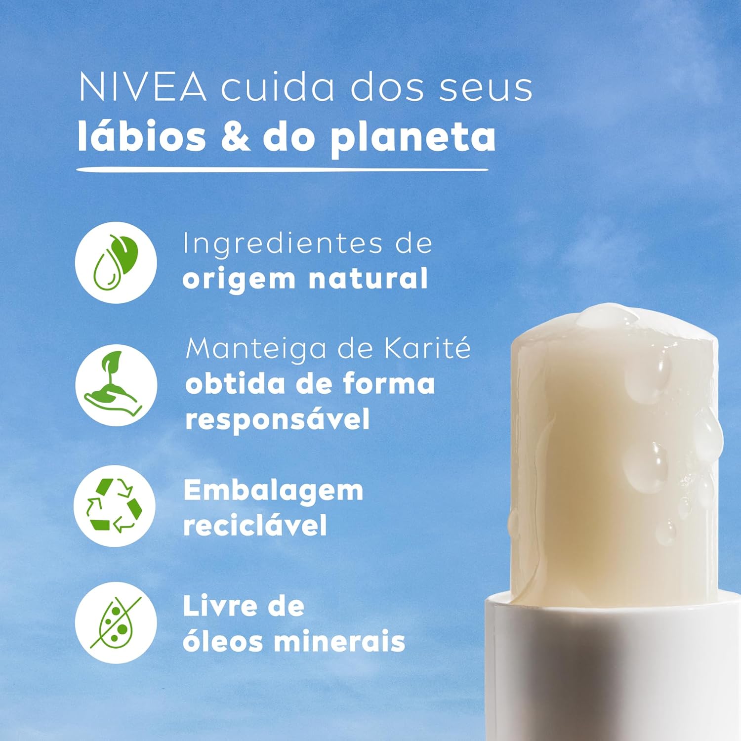 NIVEA Protetor Labial Med Repair FPS15 4,8g com Vitamina E e Pantenol - Imagem 5