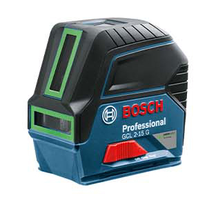 Nível a Laser Verde Bosch GCL 2-15 G com Pontos de Prumo, Auto Nivelamento e Suporte Magnético Profissional - Imagem 3