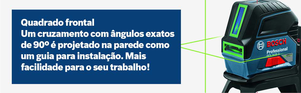 Nível a Laser Verde Bosch GCL 2-15 G com Pontos de Prumo, Auto Nivelamento e Suporte Magnético Profissional - Imagem 2