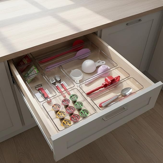 Organizador Modular Acrimet Kit 10 Peças para Gavetas, Bancadas e Armários - Imagem 6