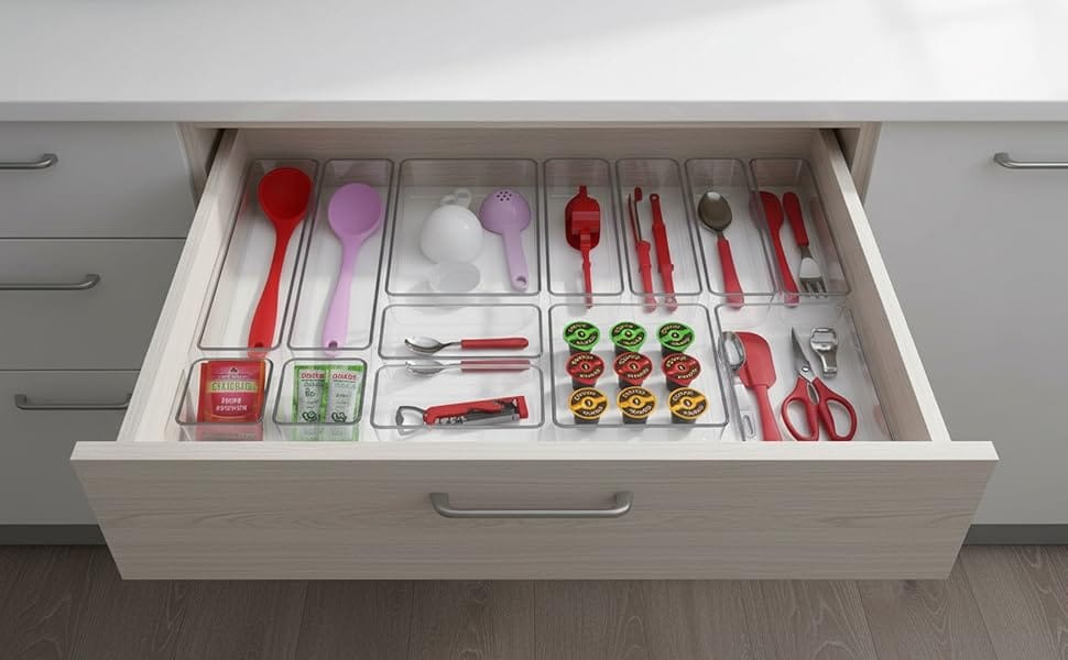Organizador Modular Acrimet Kit 10 Peças para Gavetas, Bancadas e Armários - Imagem 3