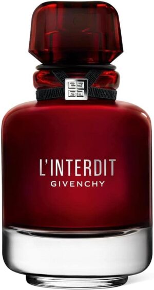 Perfume Givenchy L'Interdit Rouge Eau de Parfum Feminino 80ml frasco vermelho original importado
