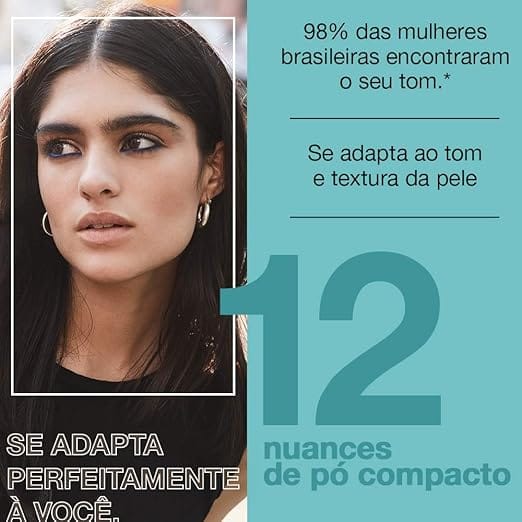 Pó Compacto Maybelline Fit Me Matte e Poros Invisíveis N03 Médio Claro Neutro - Imagem 5