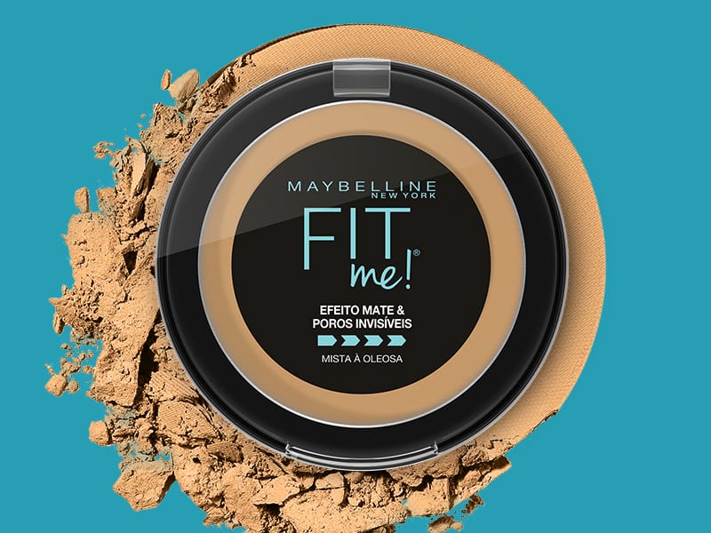 Pó Compacto Maybelline Fit Me Matte e Poros Invisíveis N03 Médio Claro Neutro - Imagem 2