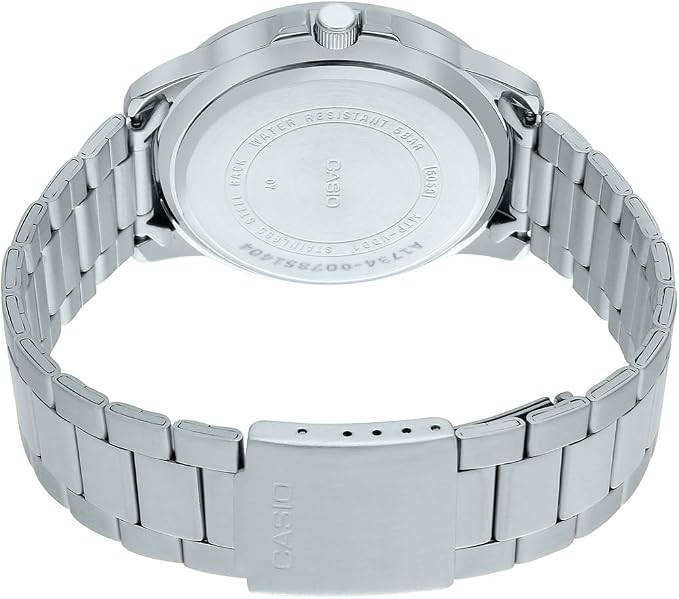 Relógio Casio Masculino MTP-VD01D-1EVUDF Preto Analógico em Aço Inoxidável - Imagem 3