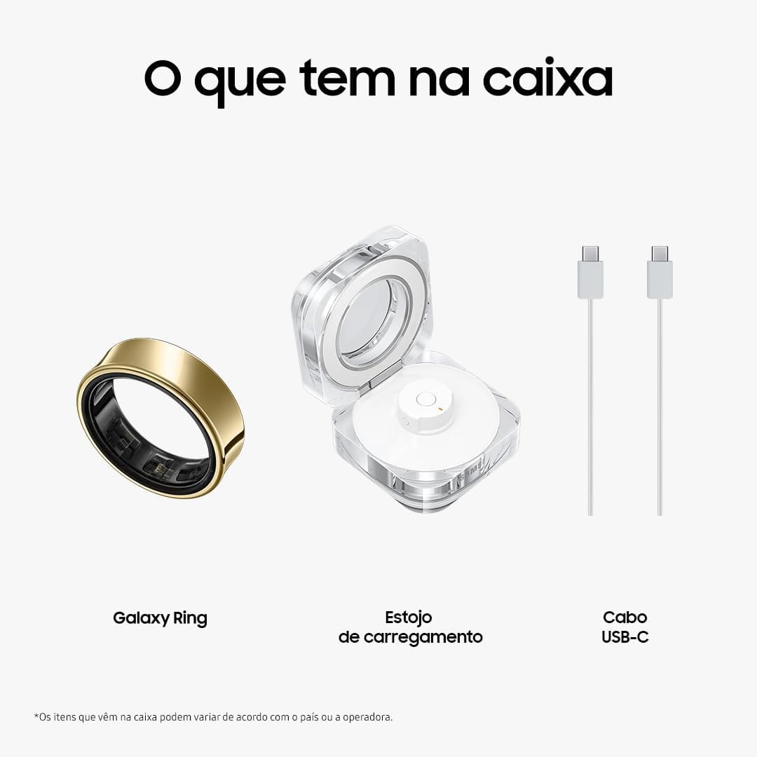 Samsung Galaxy Ring Titânio Dourado | Anel Inteligente com Galaxy AI, Monitoramento de Saúde e Bateria de Até 7 Dias - Imagem 8