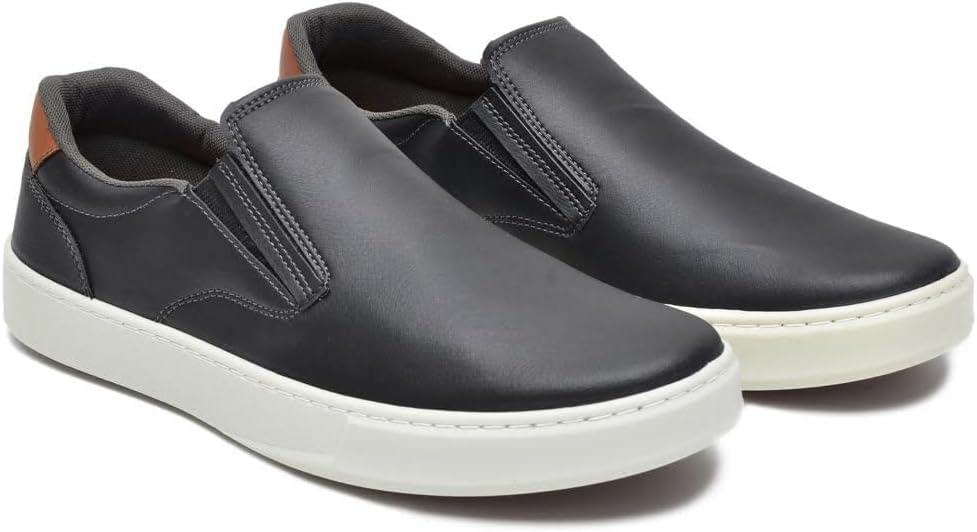 Sapatênis Masculino Comfort Slip On QueroShoes Ultra Conforto: praticidade, elegância e conforto para o dia a dia - Imagem 6
