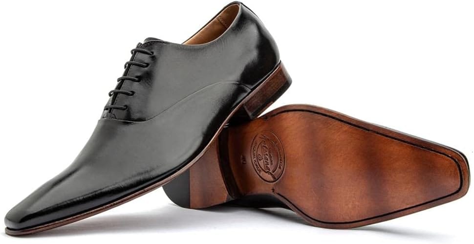 Sapato Social Masculino Oxford Bigioni Couro Premium Preto - Imagem 2