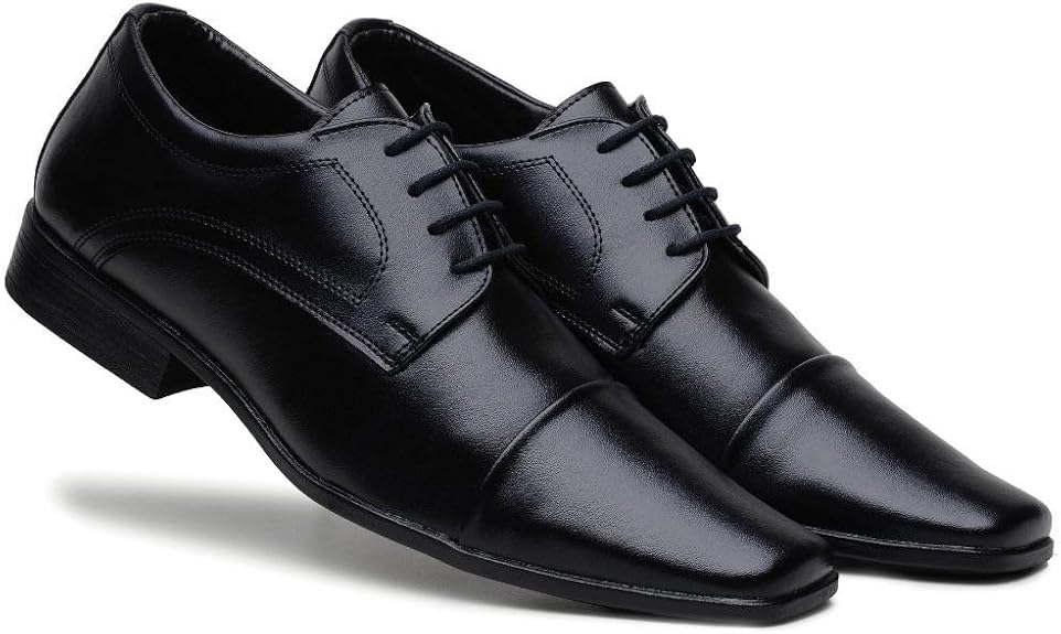 Sapato Social Masculino Yes Basic bico fino Oxford elegante preto