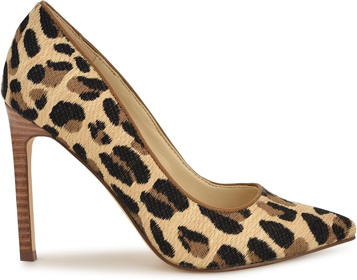 Scarpin Nine West Tatiana Animal Print feminino salto alto stiletto elegante