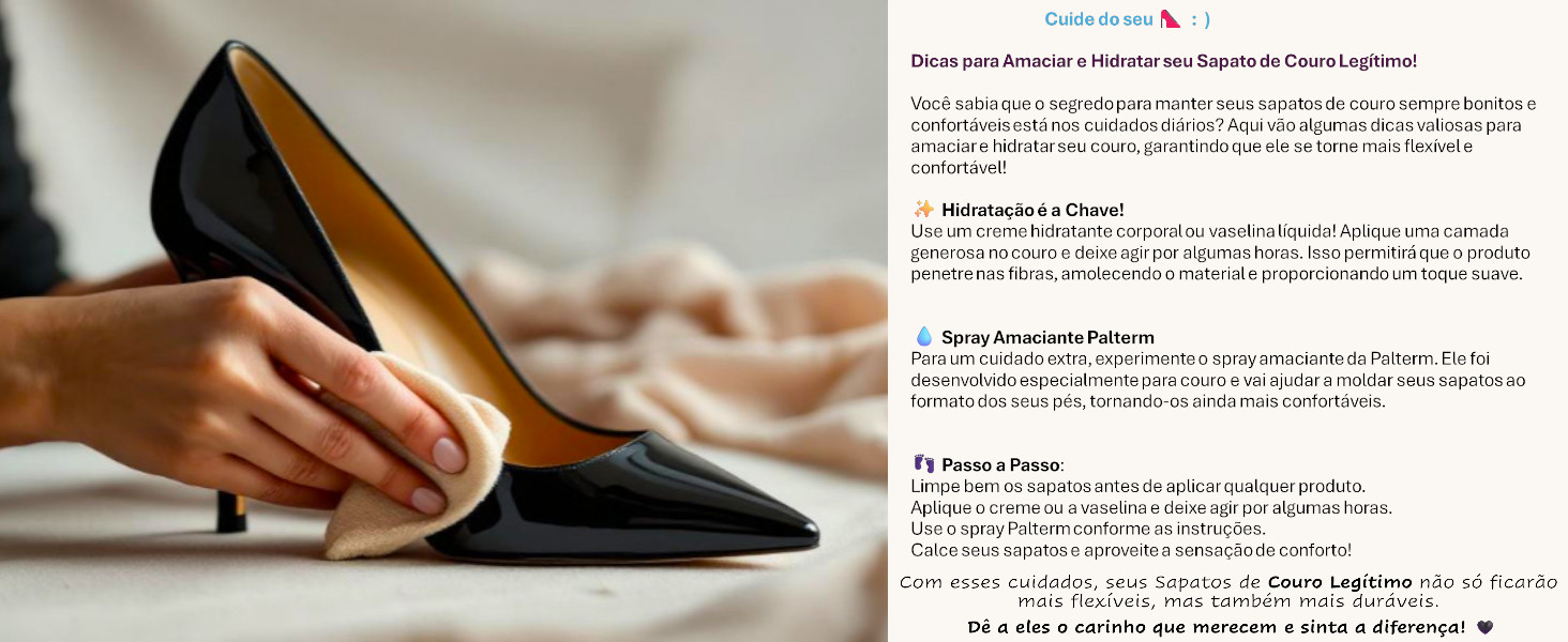 Scarpin Polo London Club Couro Comfort Salto Alto Feminino - Imagem 10