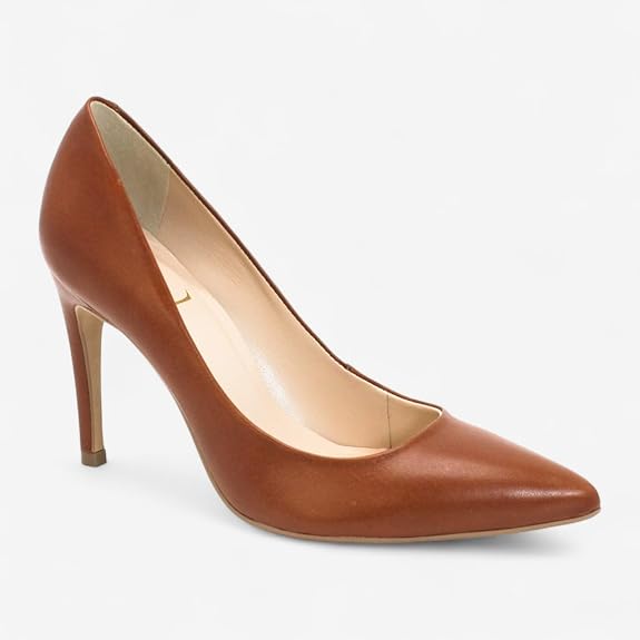 Scarpin Polo London Club Couro Comfort Salto Alto Feminino - Imagem 4