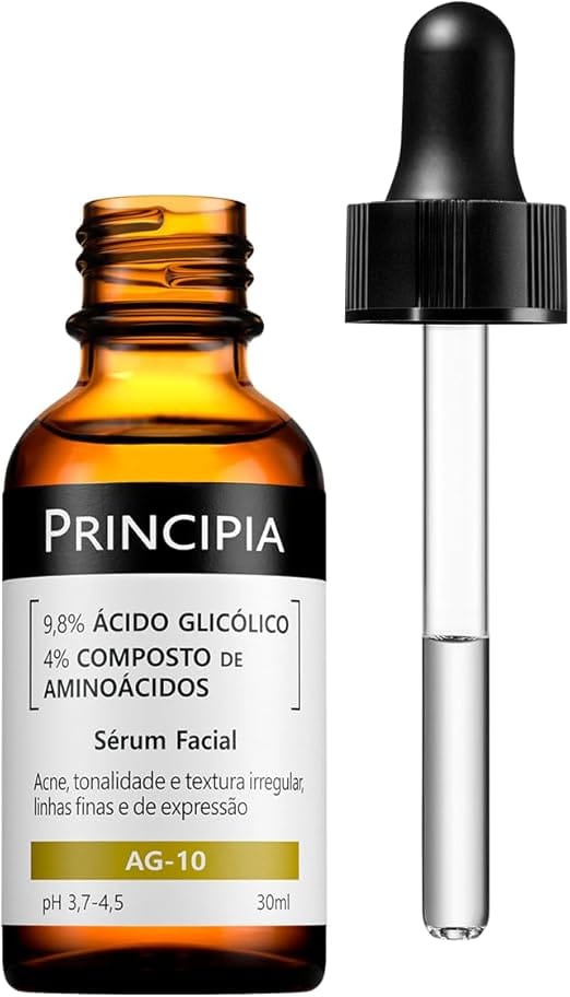 Sérum Ácido Glicólico Principia AG-10 30ml com Aminoácidos - Imagem 4