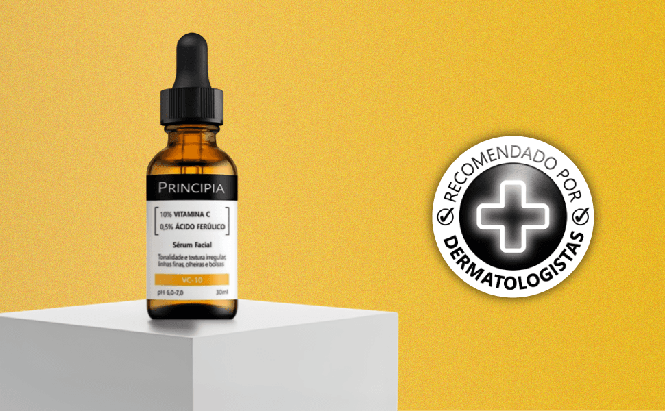 Sérum Vitamina C Principia VC-10 com Ácido Ferúlico 30ml Antioxidante Facial - Imagem 2