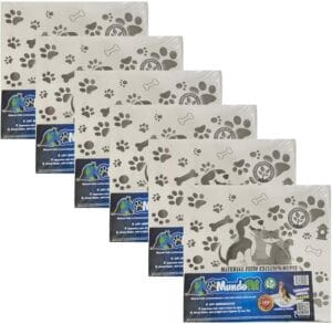 Tapete Higiênico Jornal Pet atóxico e biodegradável com 100 unidades para cães