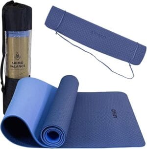 Tapete Yoga Premium TPE - Tapete Yoga Premium TPE ARIMO antiderrapante 181x61cm com bolsa para transporte