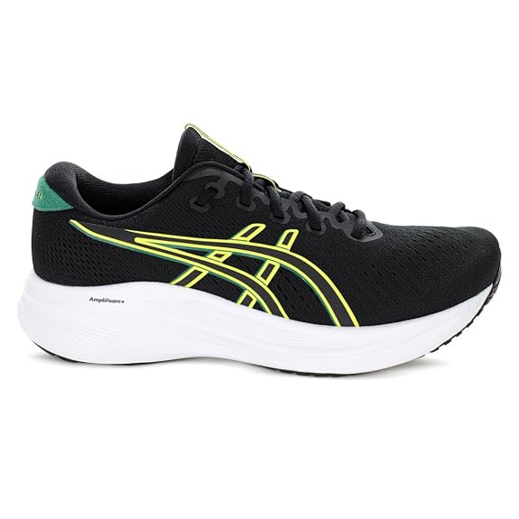 Tênis ASICS GEL-Excite 11 Masculino preto e amarelo para corrida e caminhada