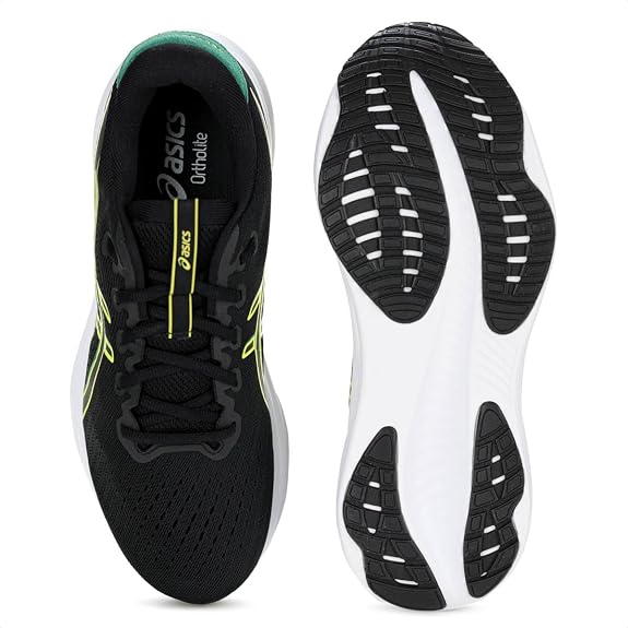 Tênis ASICS GEL-Excite 11 Masculino Preto e Amarelo - Imagem 2