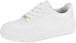 Tênis Feminino Casual Pelica Branco Vizzano com design moderno e confortável