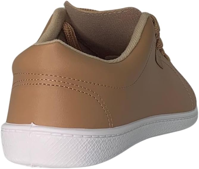 Tênis Moleca Feminino Napa Neo Modern Casual Nude Conforto e Estilo - Imagem 3