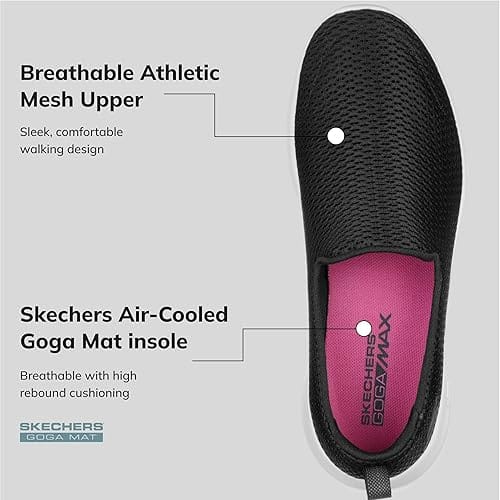 Tênis Skechers Go Walk Joy Feminino Slip On Conforto e Caminhada - Imagem 2