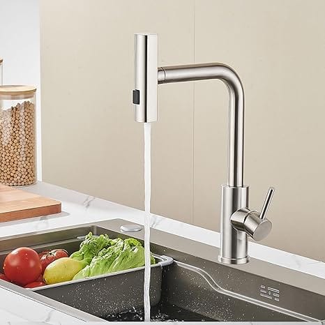 Torneira Gourmet Monocomando YESOP Inox Escovado com 3 Modos de Jato - Imagem 5