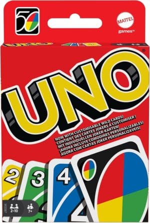 UNO Original Mattel jogo de cartas clássico para família e amigos