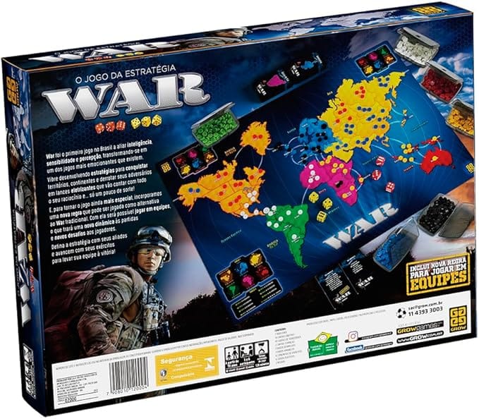 Jogo War Grow Estratégia de Conquista e Dominação de Territórios - Imagem 3