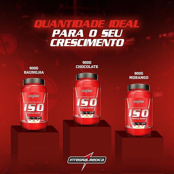 Whey Protein Isolado ISO Triple Zero Integralmédica 907g Baunilha - Imagem 7