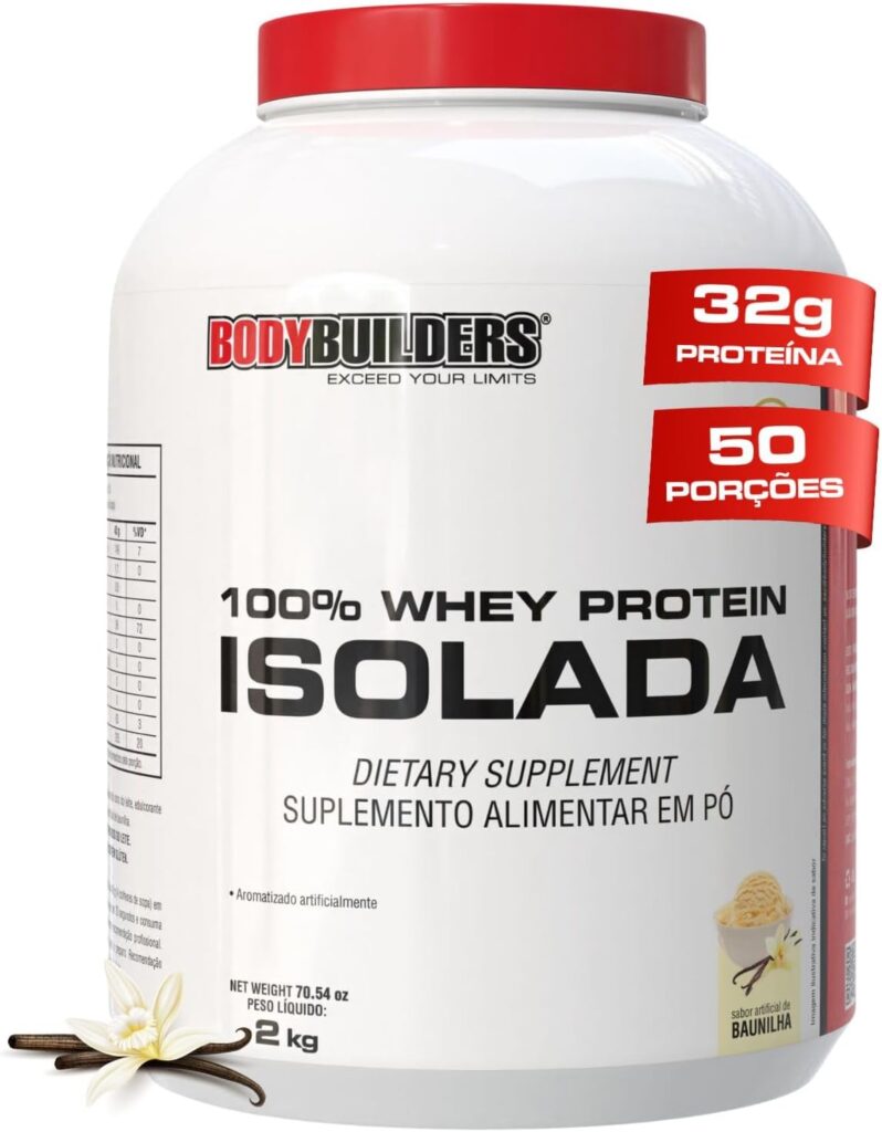 Bodybuilders Whey Protein 100% Isolada 2 kg - melhor whey protein isolado