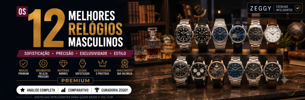 melhores relogios masculinos premium