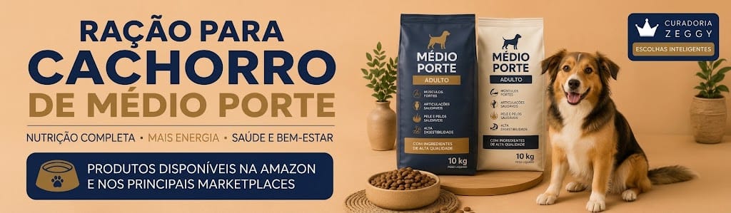 MELHOR RACAO PARA CAHORRO DE MEDIO PORTE