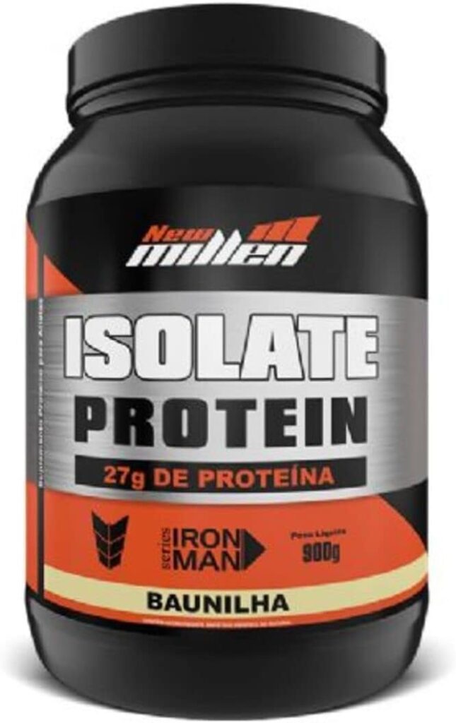 Melhor whey protein isolado New Millen Isolate Protein 900 g Baunilha